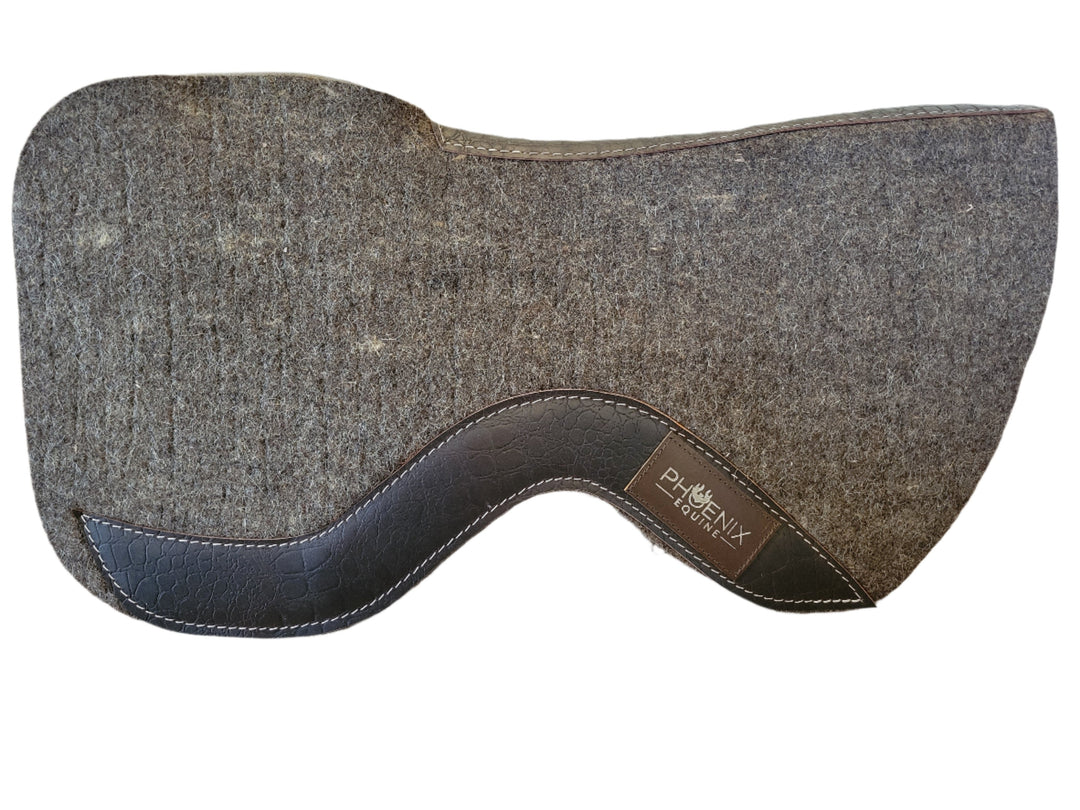 The Contact Pad - Grey with brown faux alligator