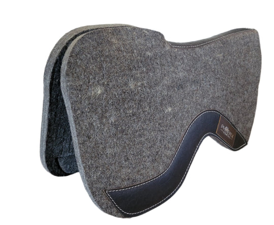 The Contact Pad - Grey with brown faux alligator