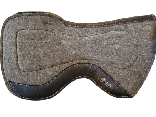 The Contact Pad with Gel- Grey with brown faux alligator