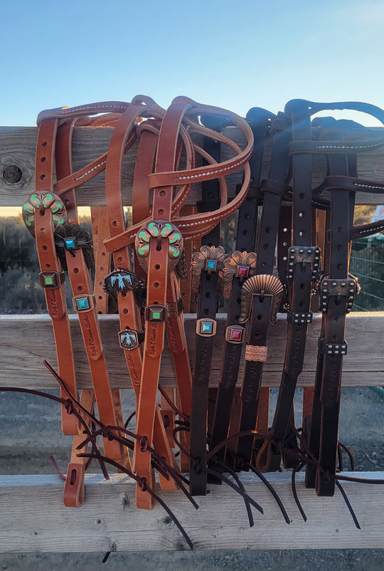 Double Buckle One Ear Work Headstall