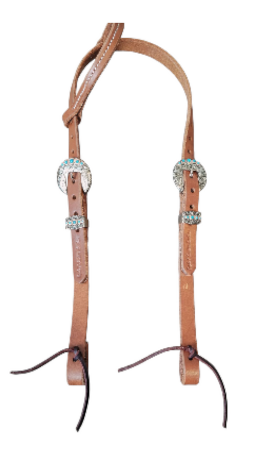 Double Buckle One Ear Work Headstall
