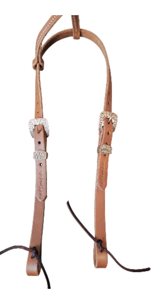 Double Buckle One Ear Work Headstall
