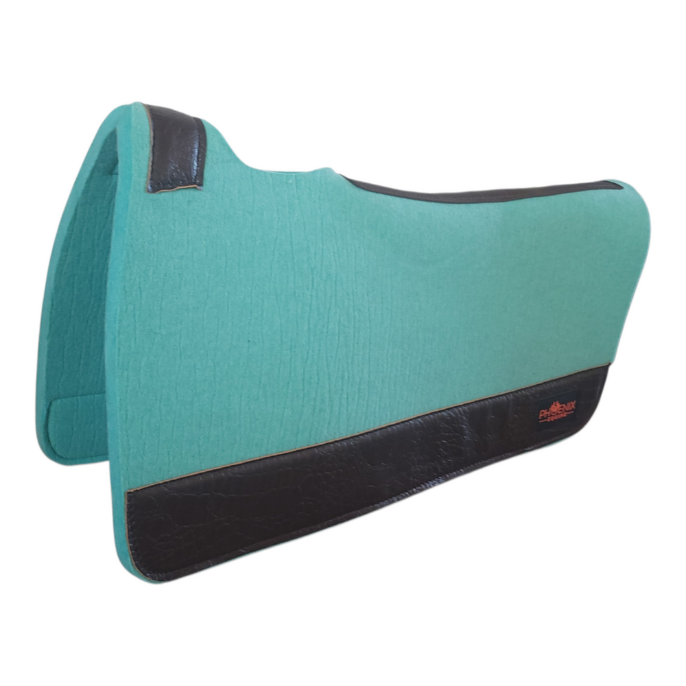 APX Pad™ - 3/4"- 30"x30"- Aqua Merino Wool with Brown Croc