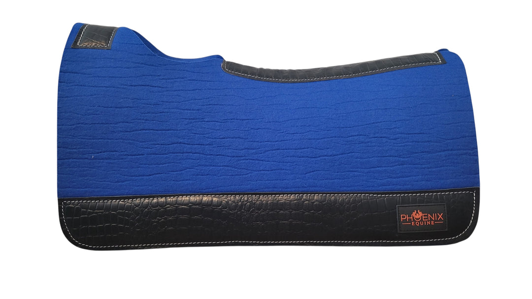 APX Pad™  - 3/4"- 30"x30" - Royal Blue Merino Wool with Black Croc