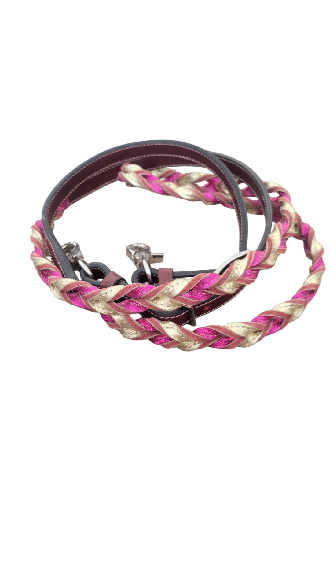 Looped Leather Barrel Reins