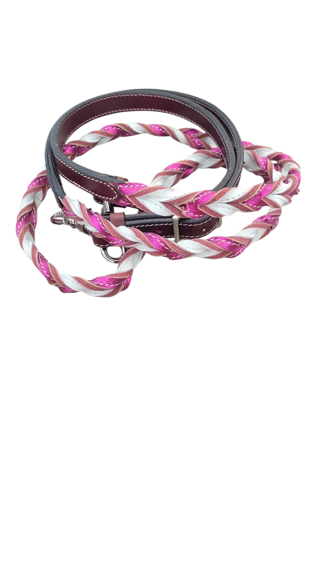 Looped Leather Barrel Reins