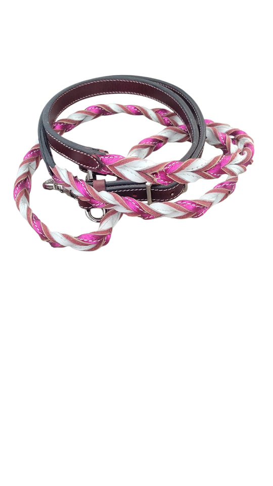 Looped Leather Barrel Reins