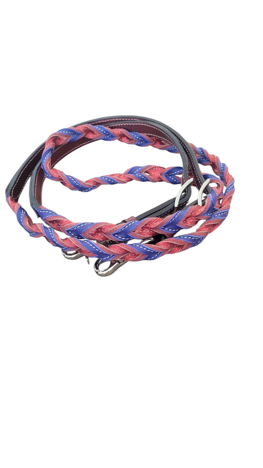 Looped Leather Barrel Reins