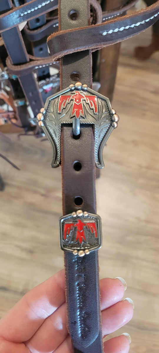 Double Buckle One Ear Work Headstall