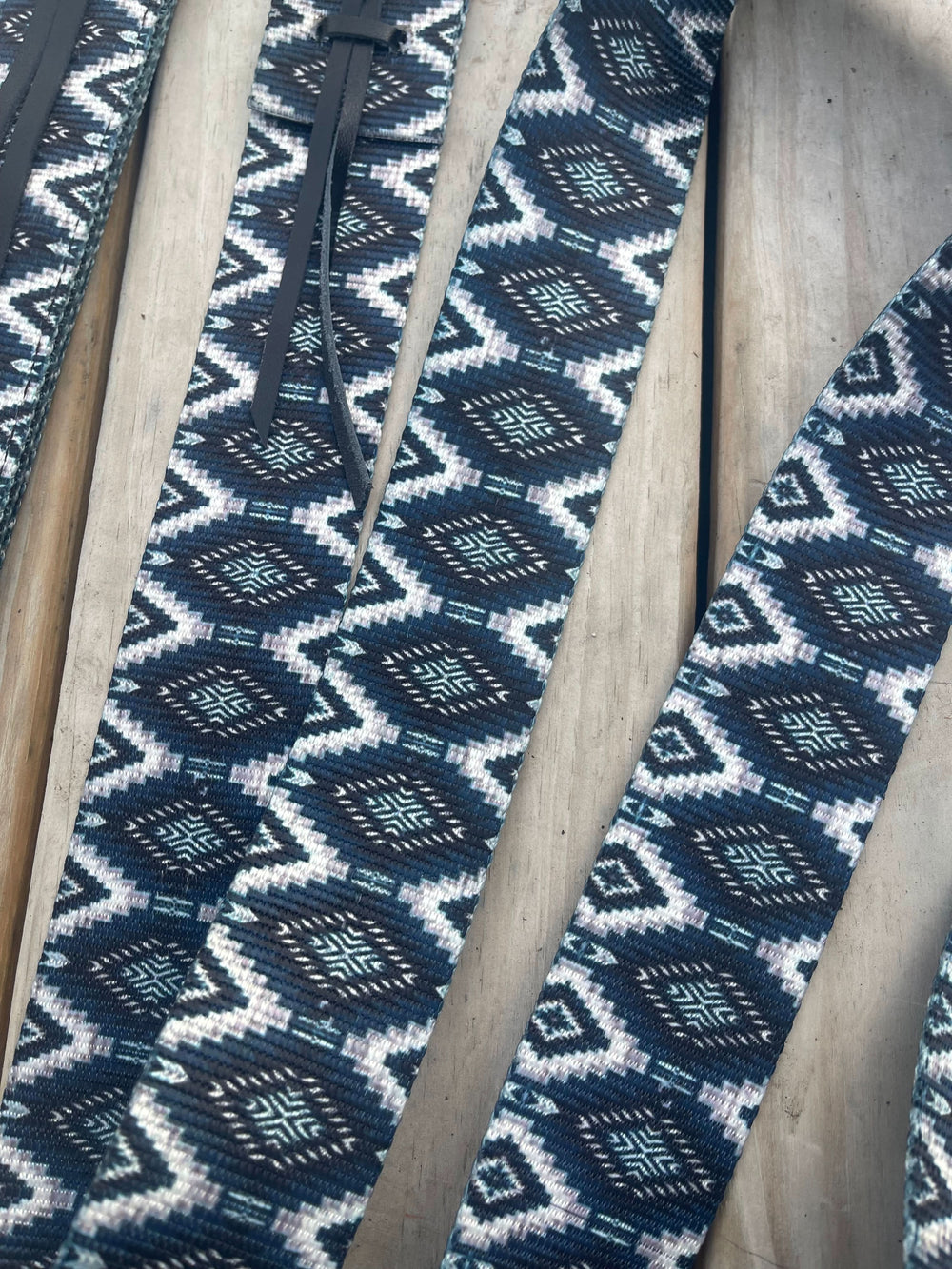 Latigo & Off Billet Set - Mexico Aztec