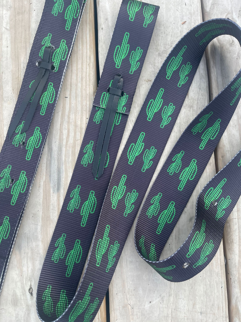 Latigo & Off Billet Set - Neon Cactus