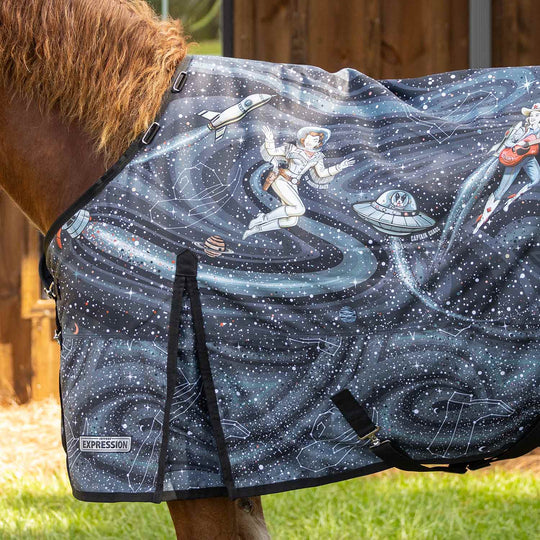 Jeffers Expression 1200 Denier Standard Neck Turnout Horse Blanket, 240 Gram
