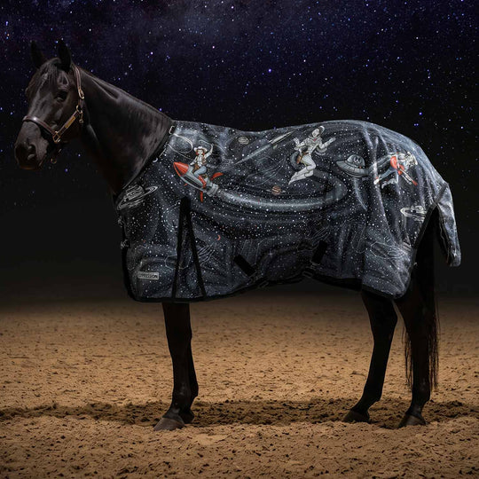 Jeffers Expression 1200 Denier Standard Neck Turnout Horse Blanket, 240 Gram