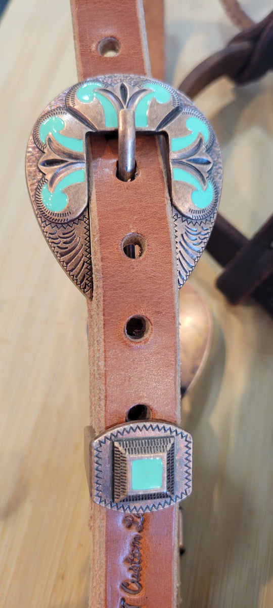 Double Buckle One Ear Work Headstall