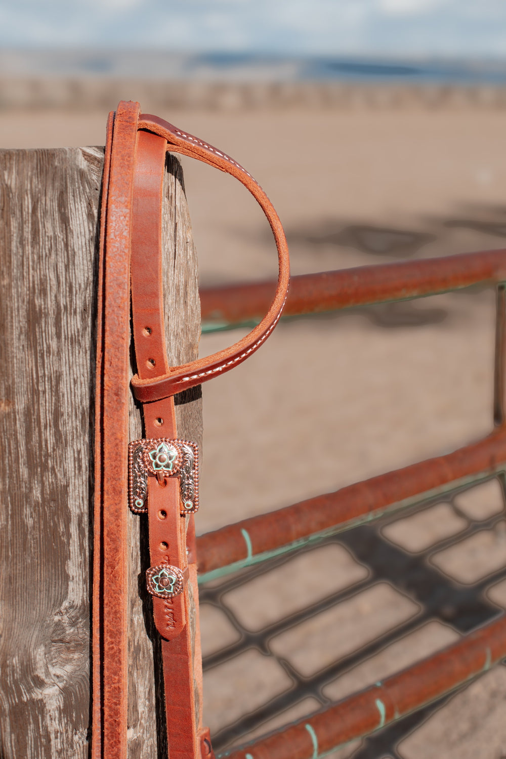 Double Buckle One Ear Work Headstall