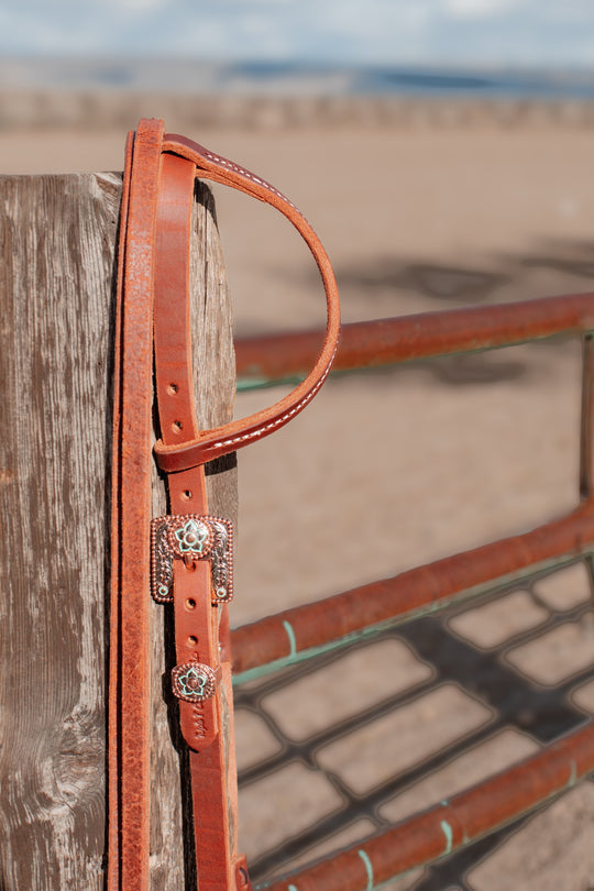 Double Buckle One Ear Work Headstall