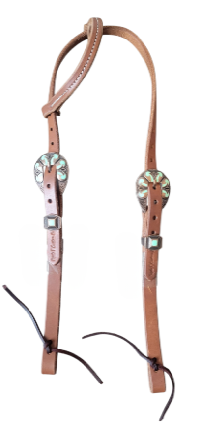 Double Buckle One Ear Work Headstall