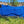 Load image into Gallery viewer, 1&quot; thick - 28&quot;Lx30&quot;W - Wool Blend Gel - Royal Blue with black faux Croc
