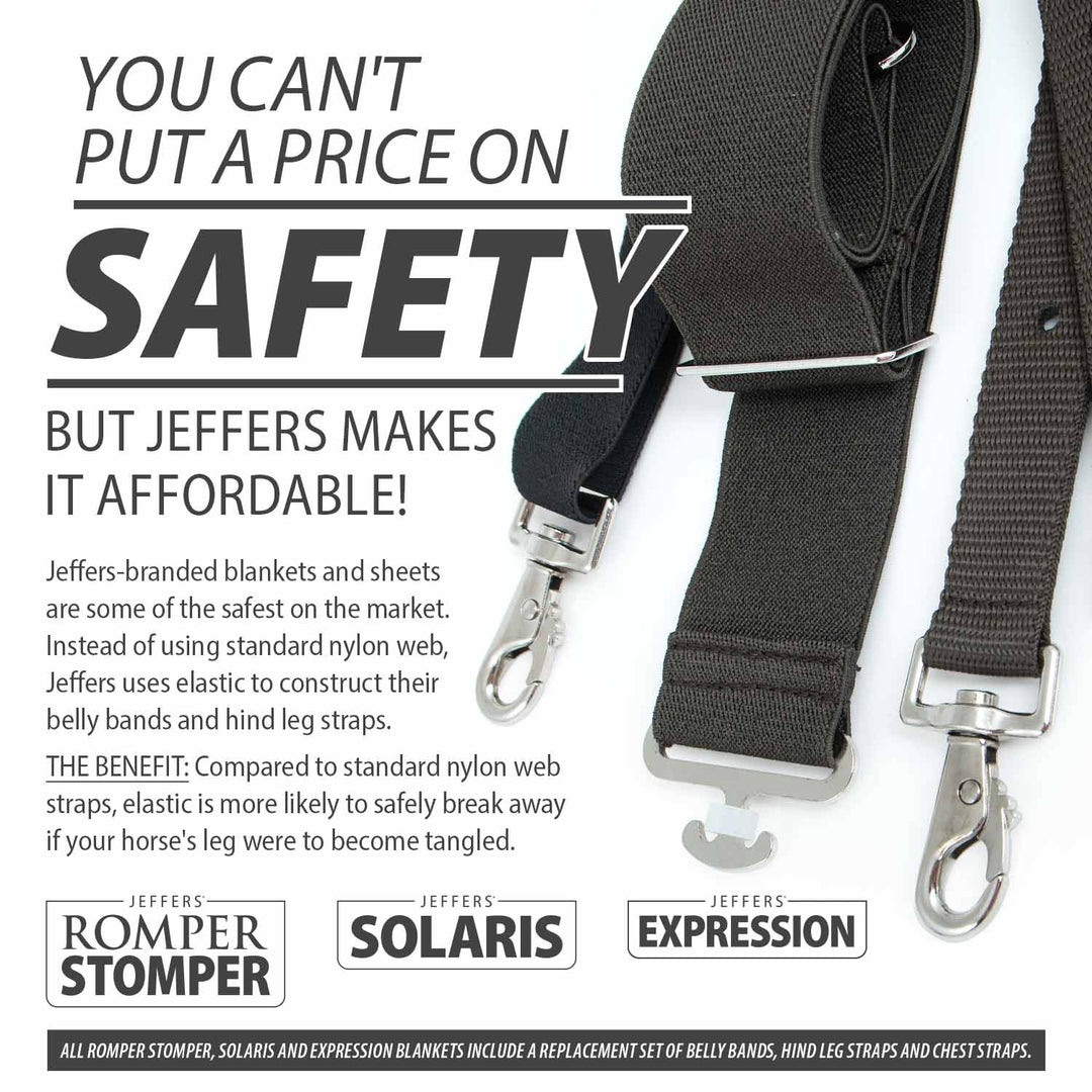 Jeffers Expression 1200 Denier Standard Neck Horse Turnout Sheet, 0 Gram
