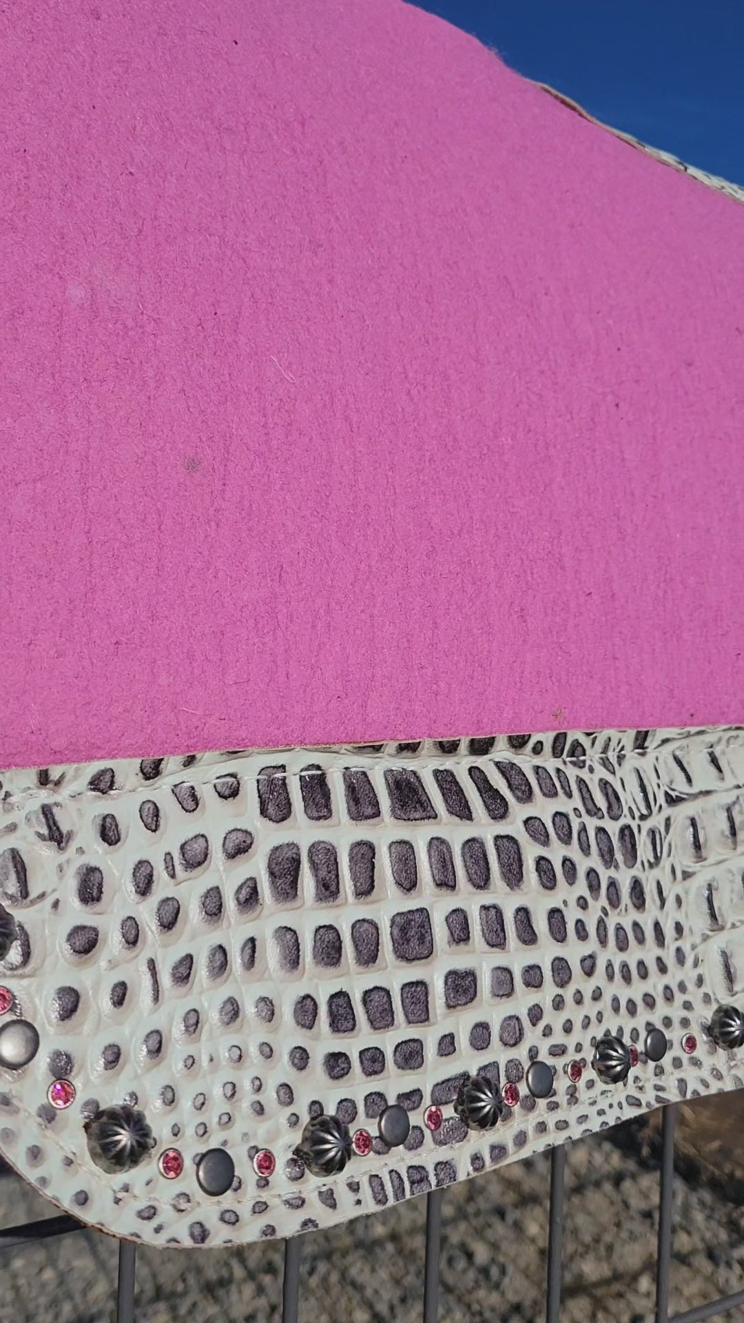 The Neon Cowgirl Saddle Pad