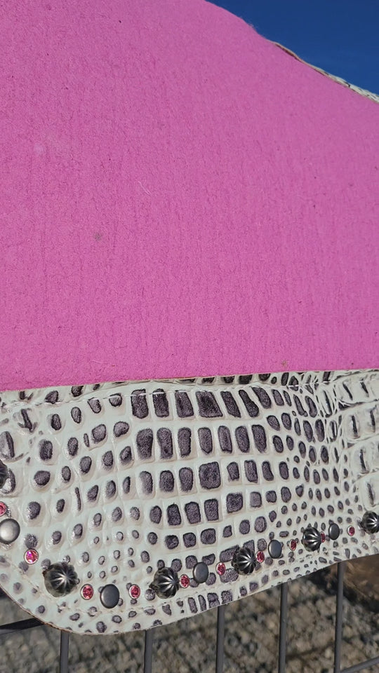 The Neon Cowgirl Saddle Pad