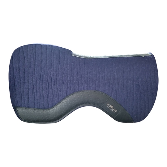 The Contact Pad - 7/8" Navy with black faux croc