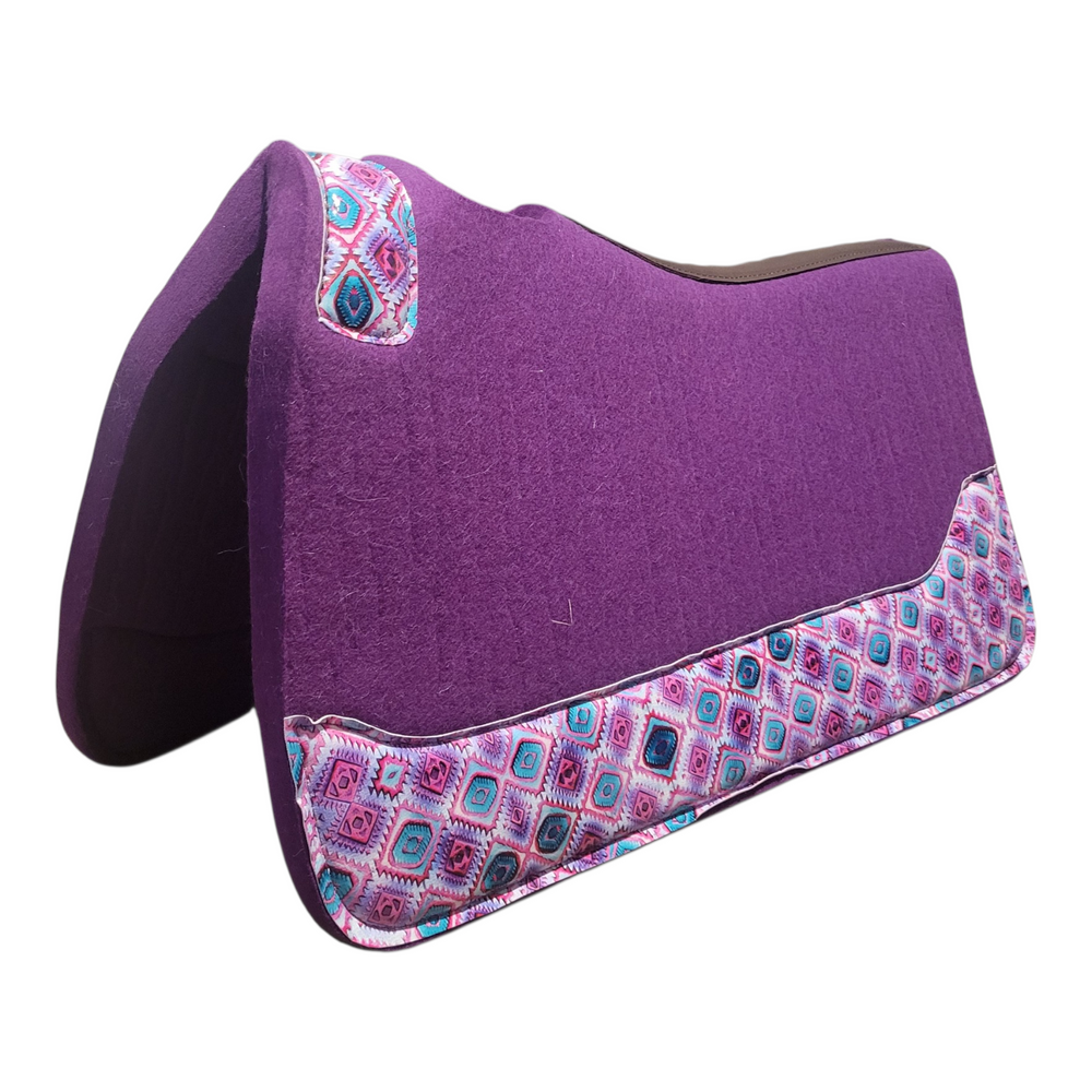 **SALE BARN** 7/8" thick - 26"Lx30"W - Merino Wool - Purple