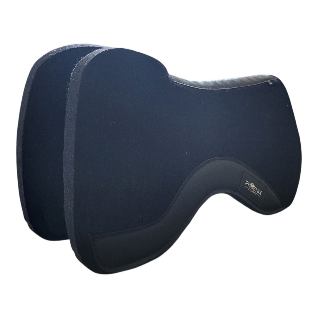 The Contact Pad - 3/4" Black with black faux alligator