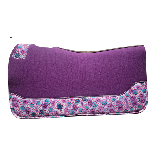 **SALE BARN** 7/8" thick - 26"Lx30"W - Merino Wool - Purple